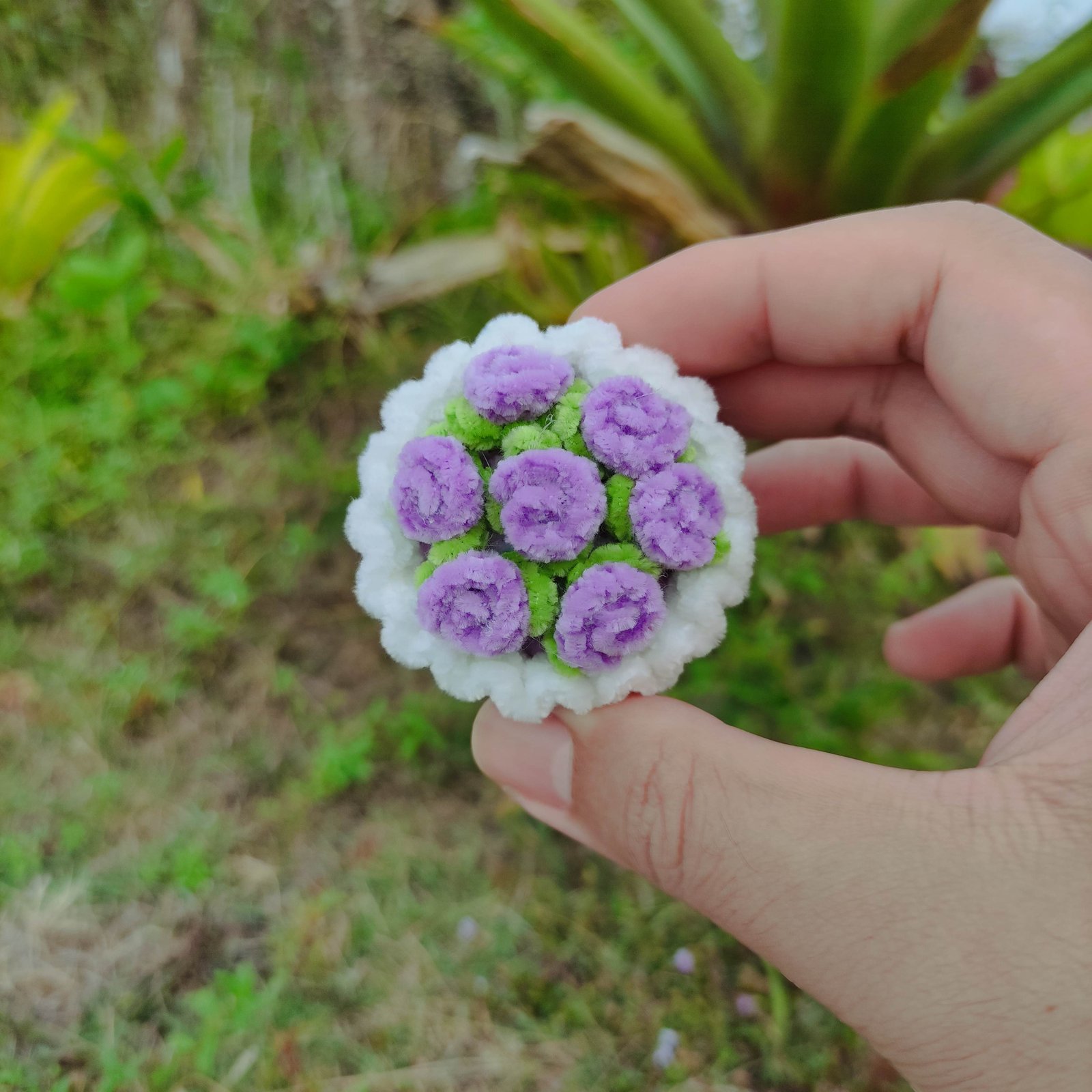 Buket Mawar Lilac