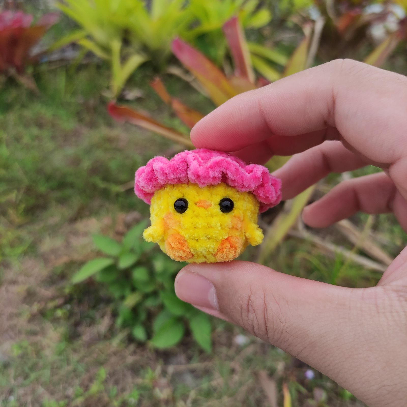 Anak Ayam Topi Pink