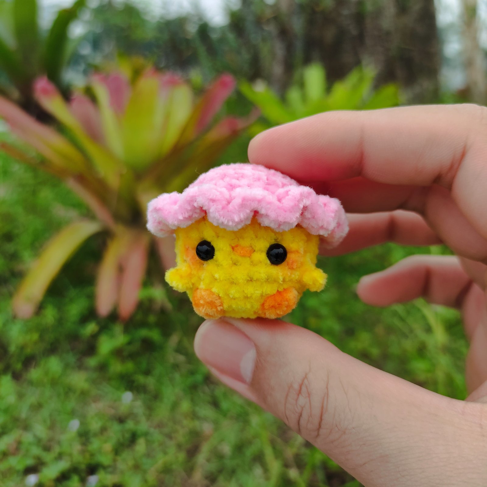 Anak Ayam Topi Pink